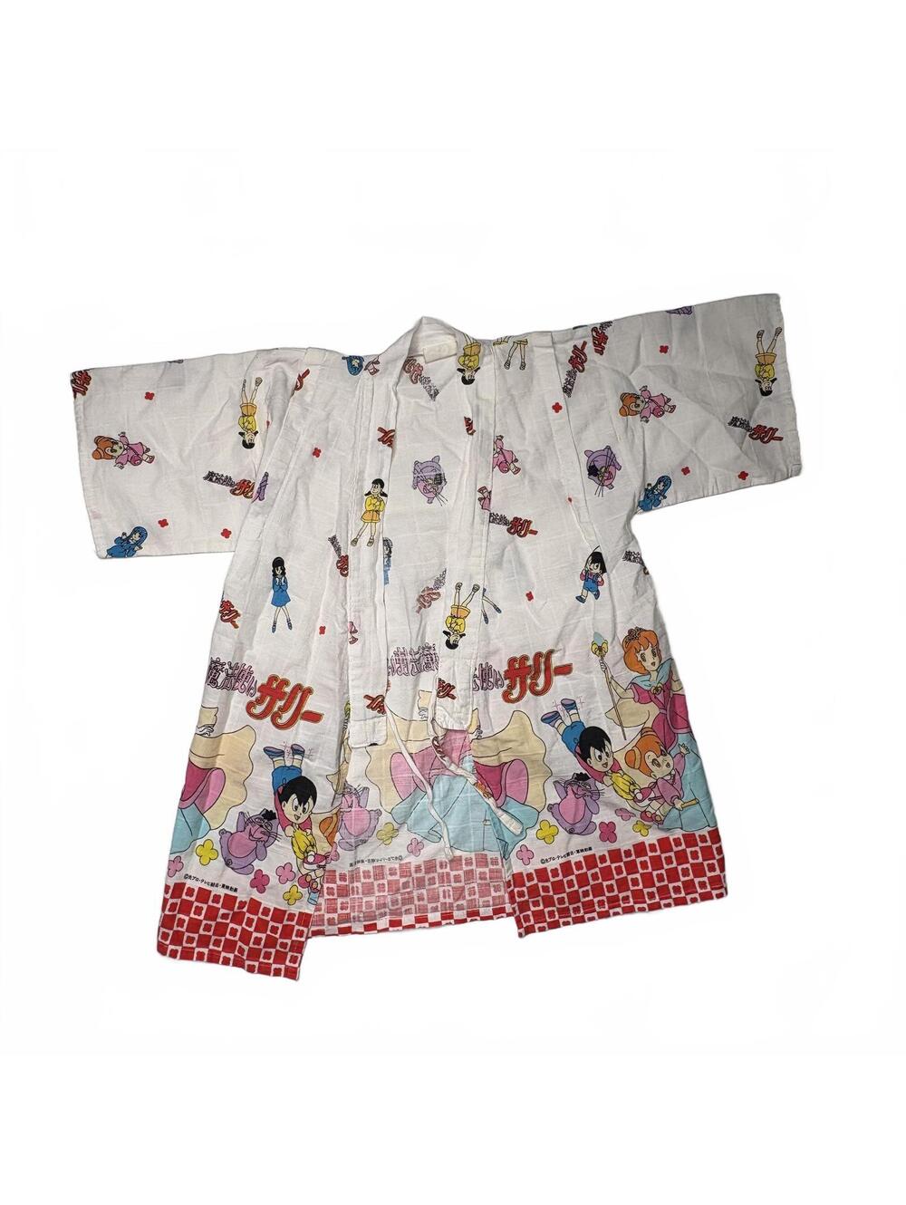 Vintage Japanese Anime Sally the Witch Kids Yukata Kimono